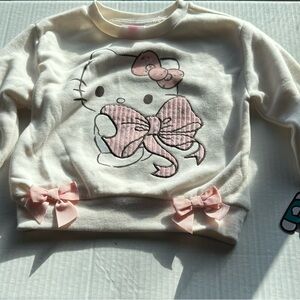 NWT Hello Kitty Sanrio Pink Bow Sweatshirt – Girls 2T